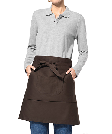 tablier coton mi-long personnalisé