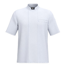 veste de cuisinier manches courtes